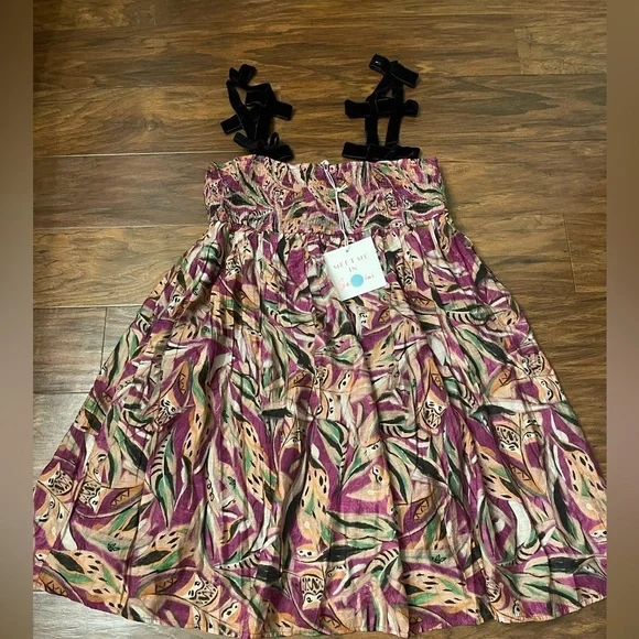 NWT Meet Me in Santorini Autumn Leaves Dress Size S - Picture 1 of 5